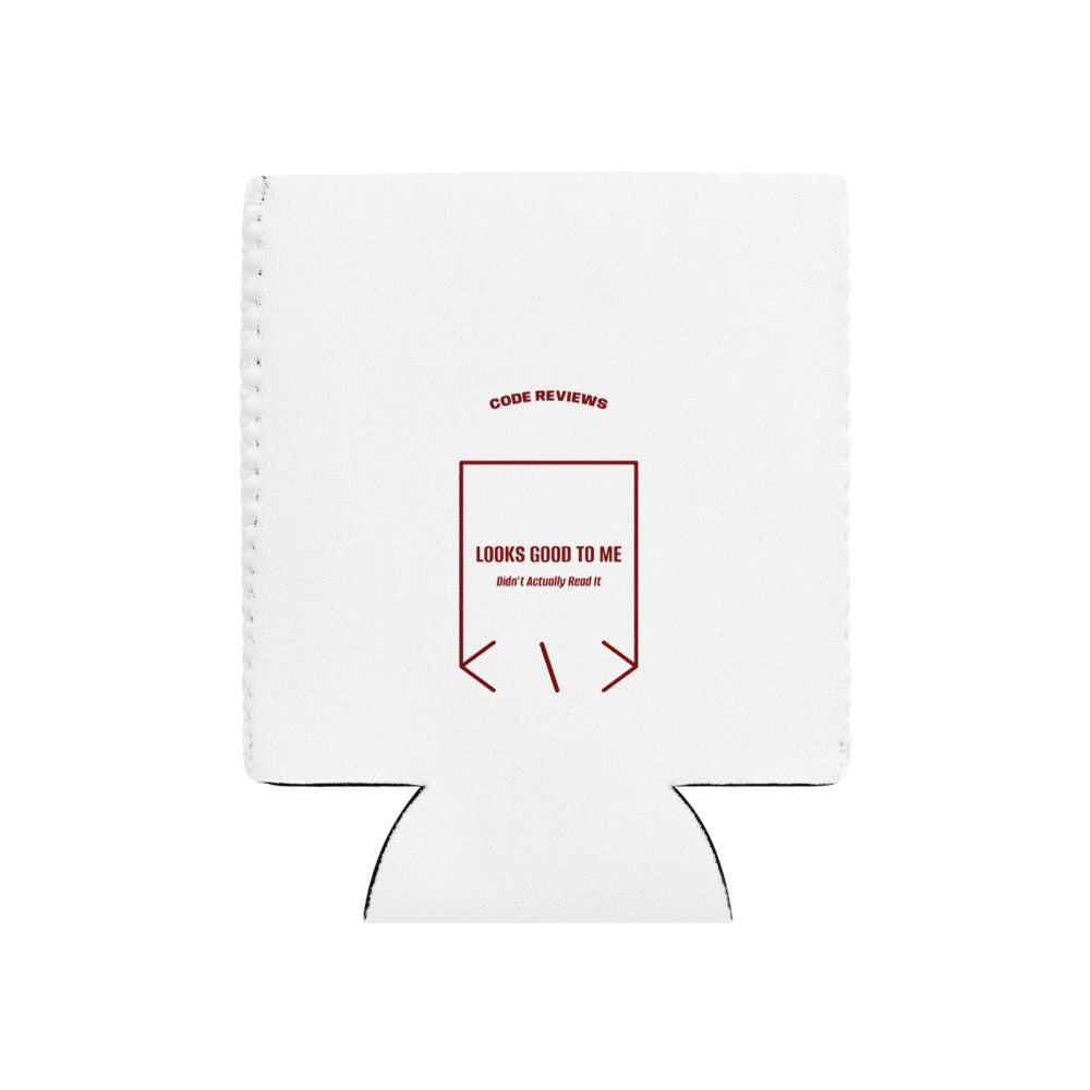 Looks Good To Me — White Maroon back mockup