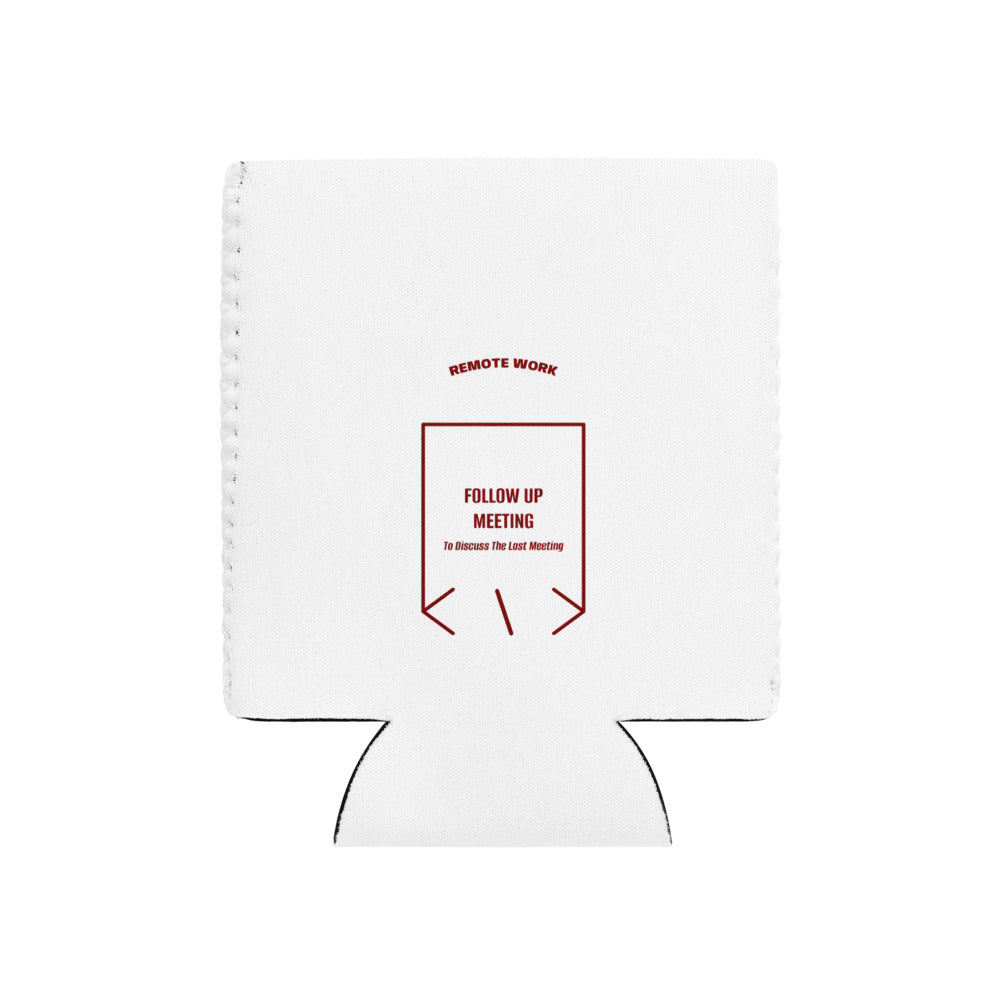Follow Up Meeting — White Maroon back mockup