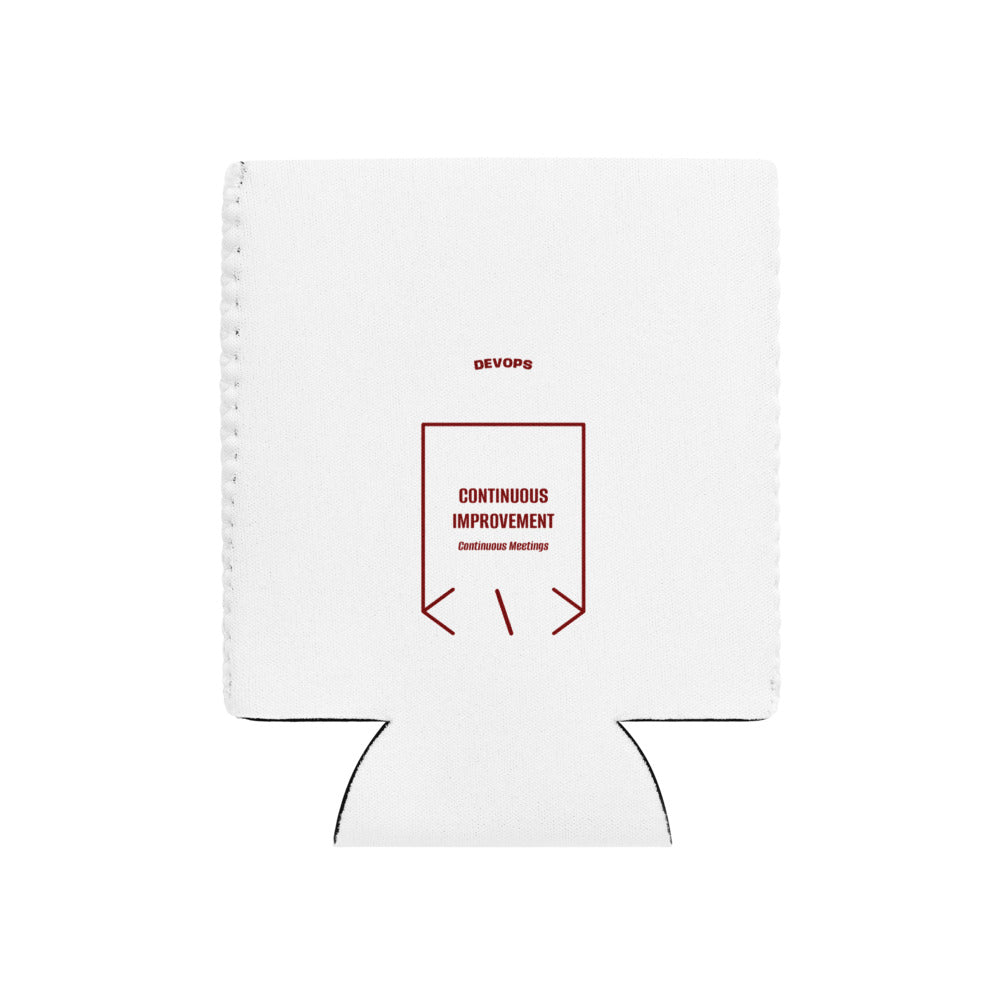 Continuous Improvement — White Maroon back mockup