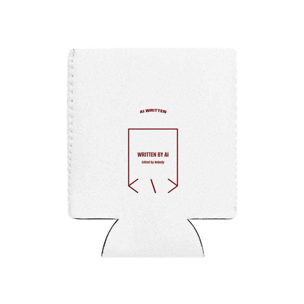 Written By AI — White Maroon back mockup