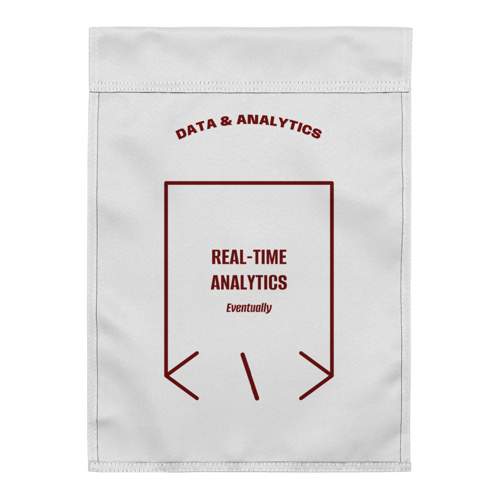 Real-Time Analytics — White Maroon back mockup
