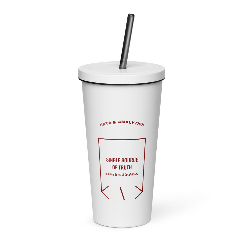 Single Source Of Truth — White Maroon back mockup (20 oz)