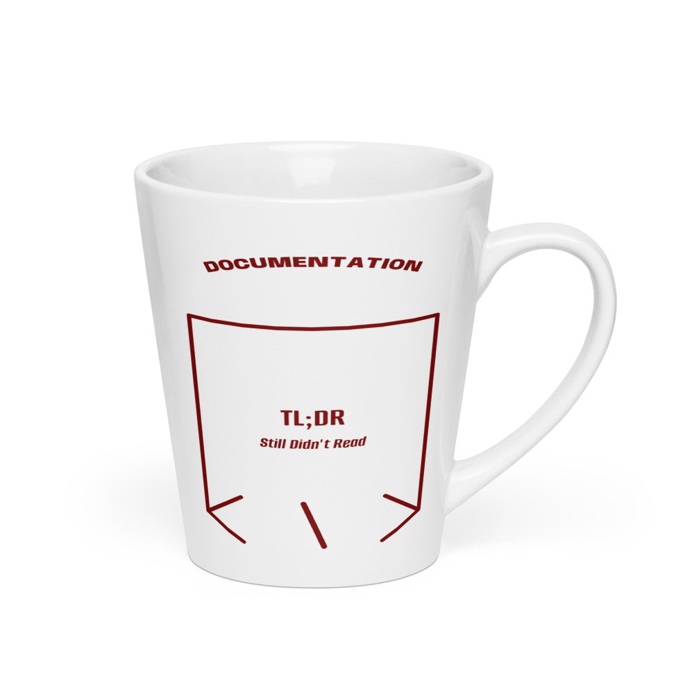 TL;DR — White Maroon back mockup (12 oz)
