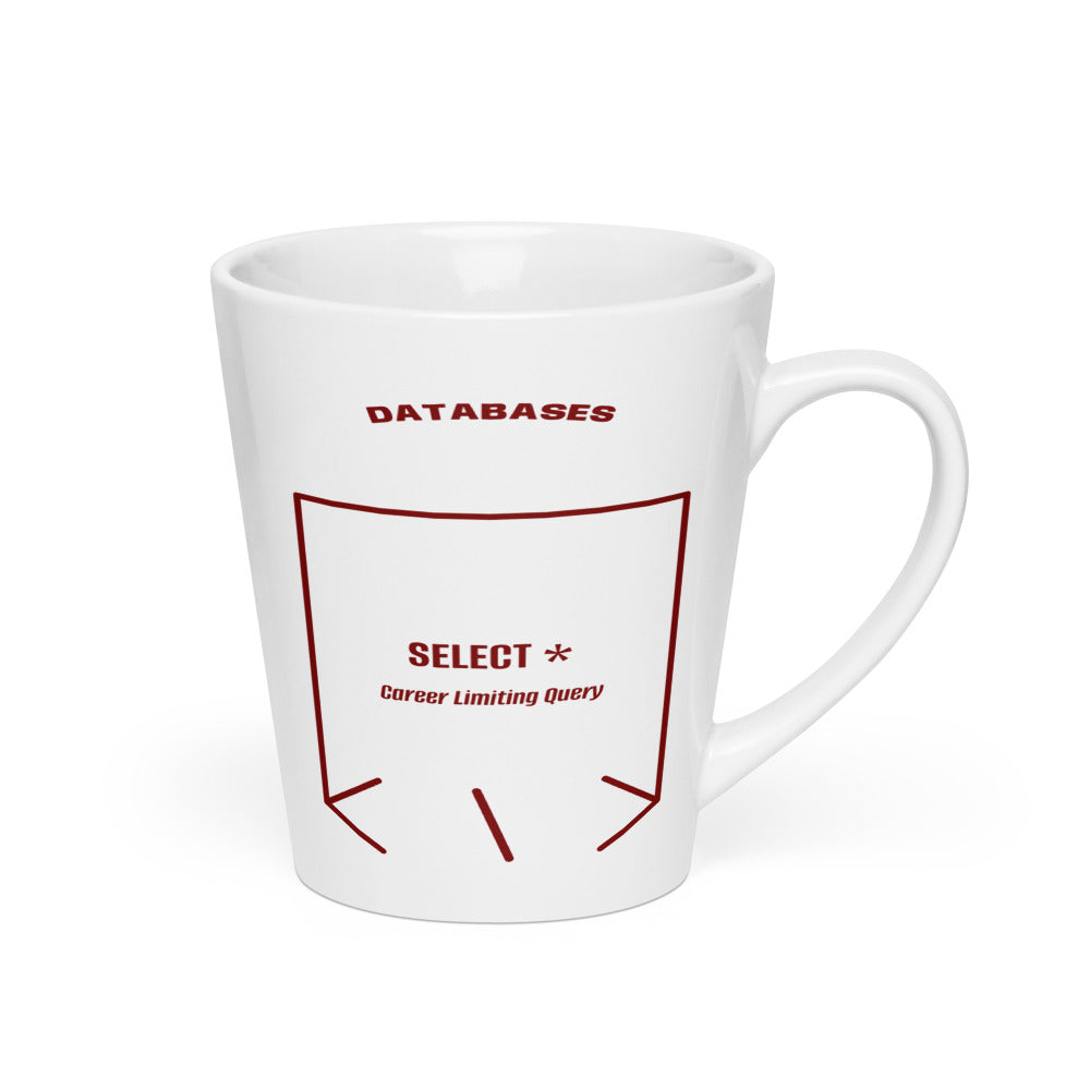 SELECT * — White Maroon back mockup (12 oz)