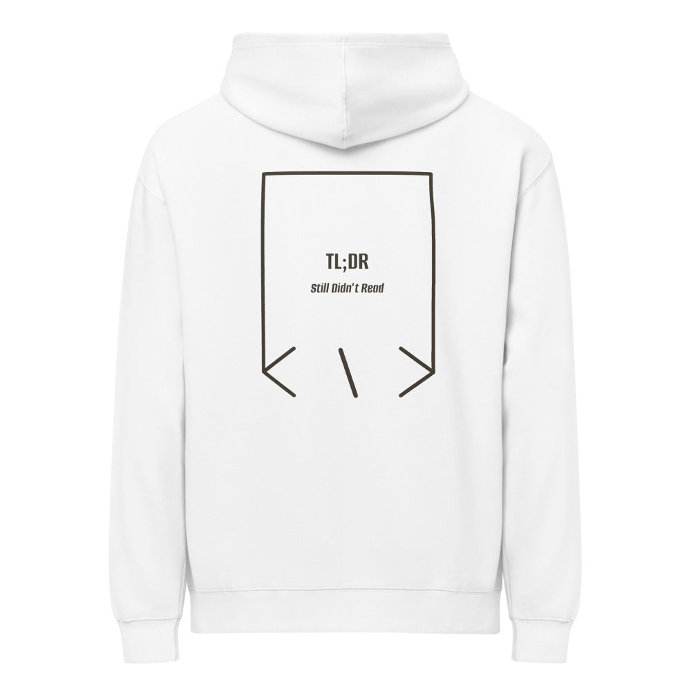 TL;DR — White Vintage Black back mockup