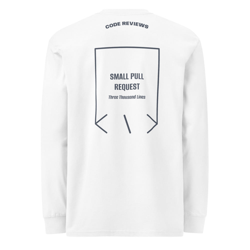 Small Pull Request — White Harbor Blue back mockup
