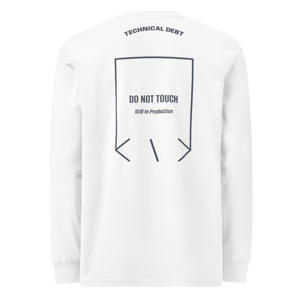 Do Not Touch — White Harbor Blue back mockup