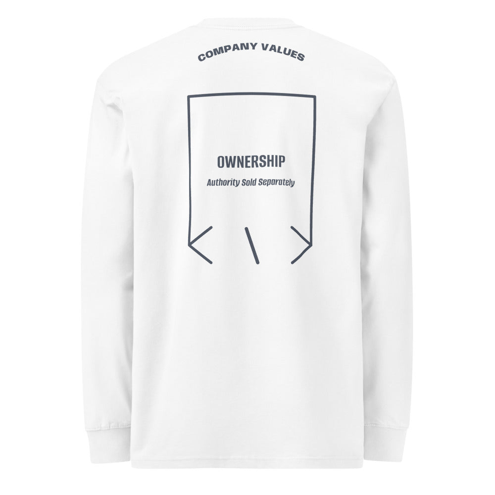 Ownership — White Harbor Blue back mockup