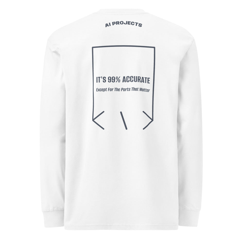 It's 99% Accurate — White Harbor Blue back mockup