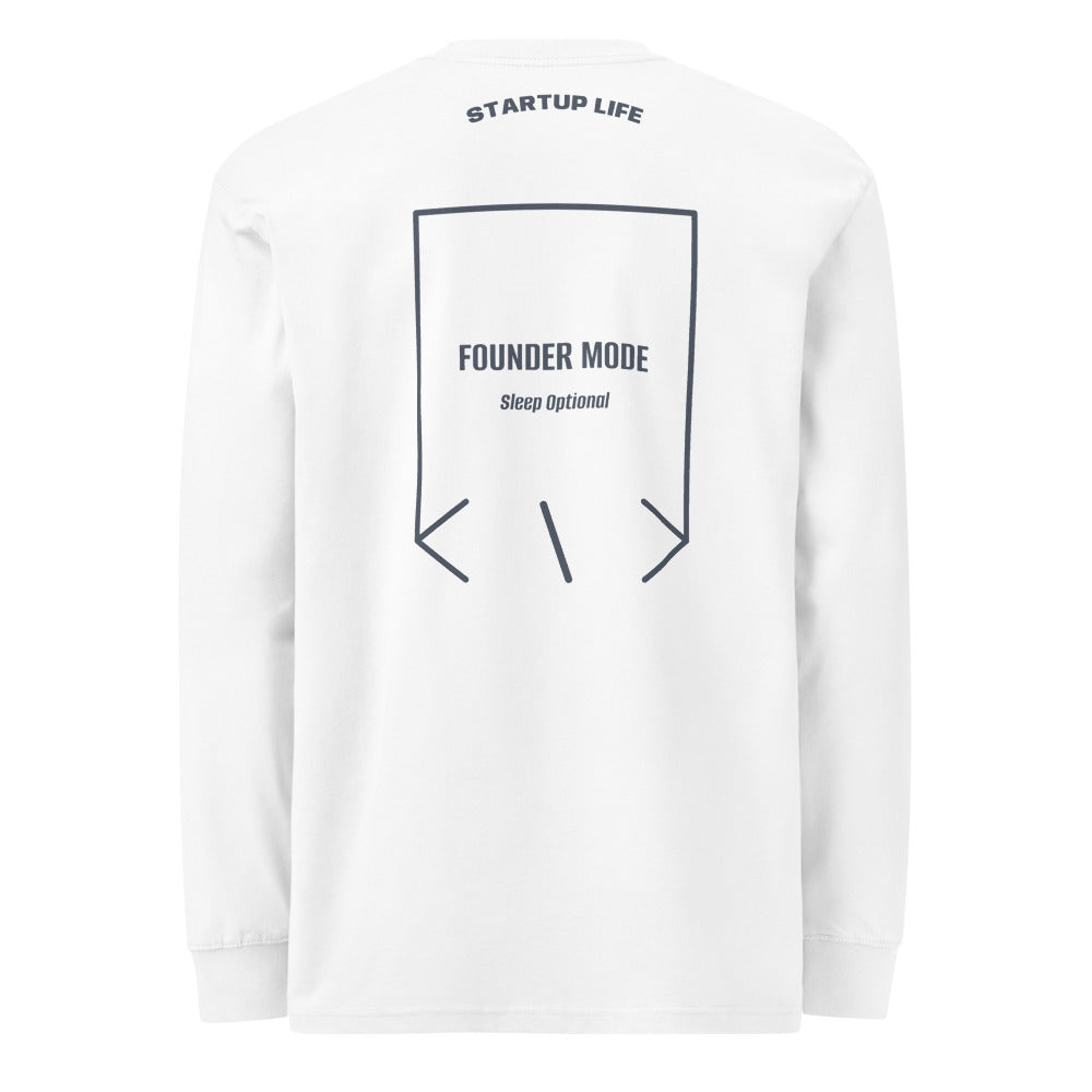 Founder Mode — White Harbor Blue back mockup