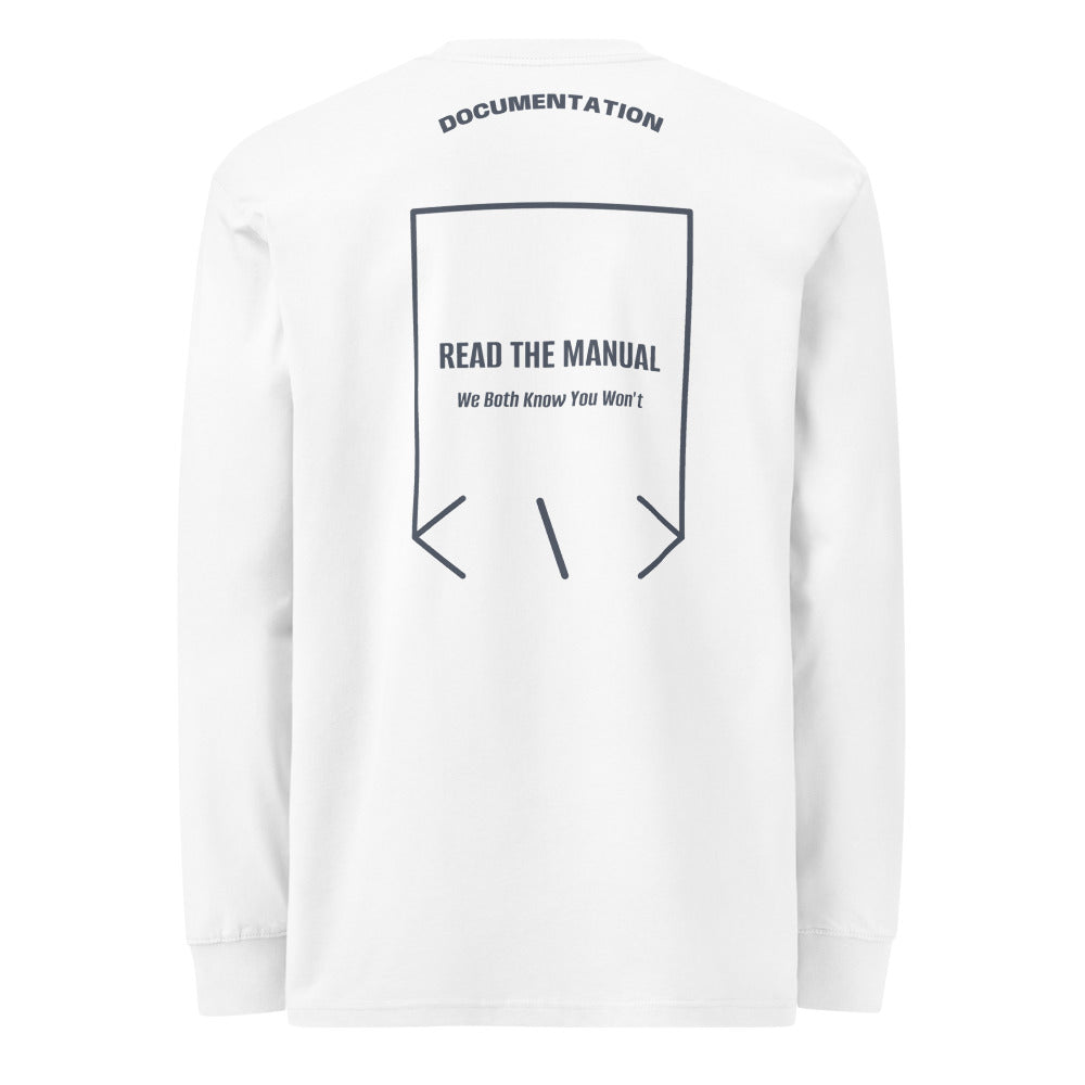 Read The Manual — White Harbor Blue back mockup