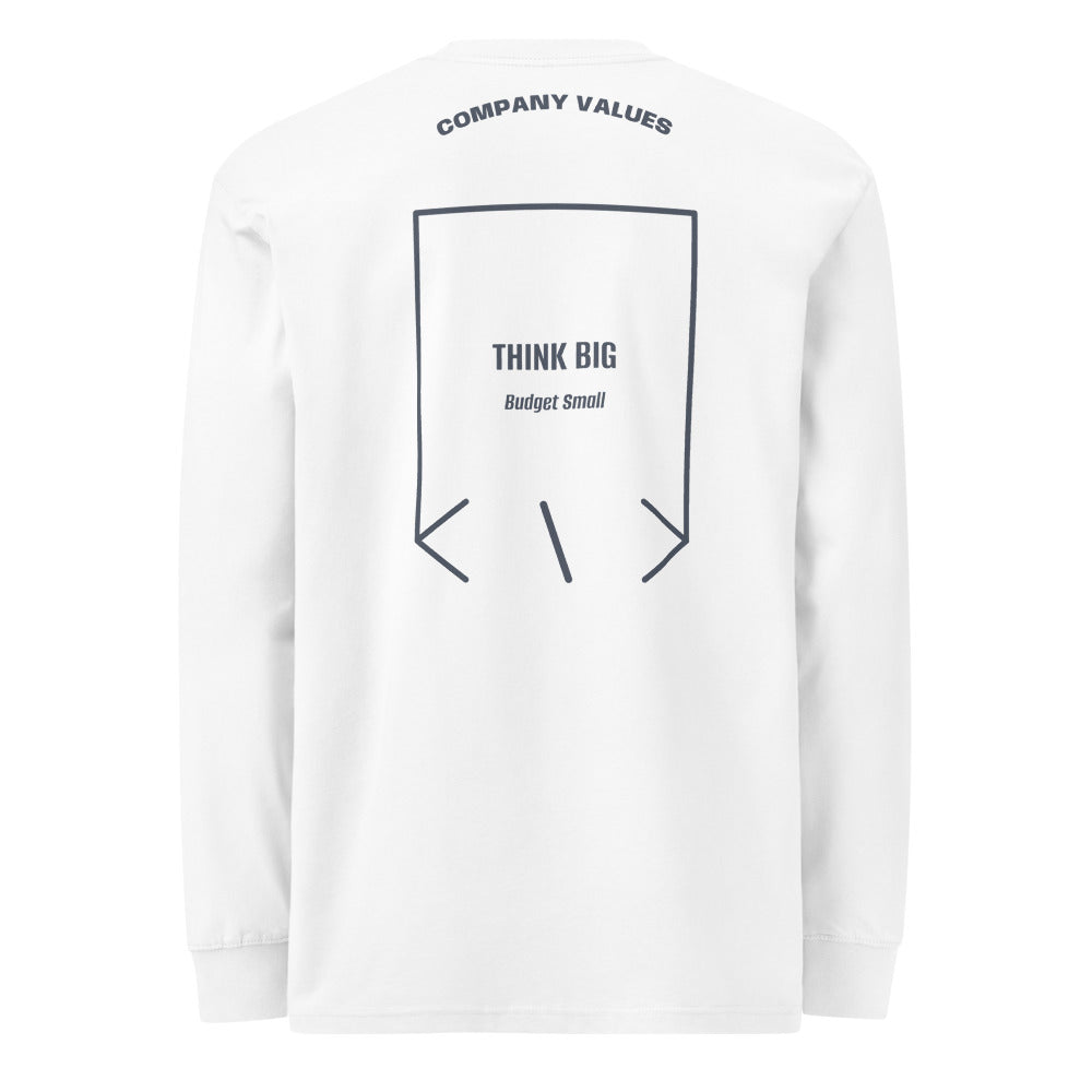 Think Big — White Harbor Blue back mockup