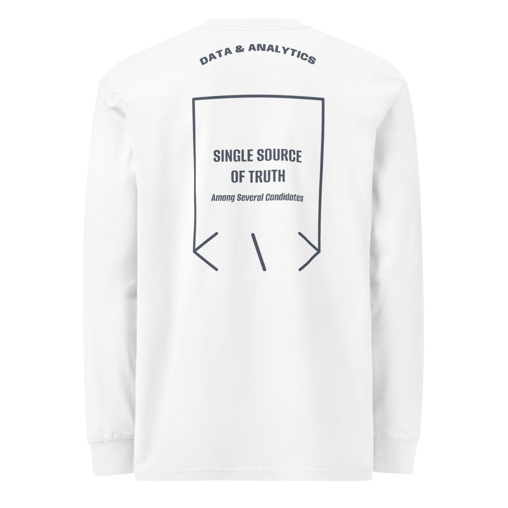 Single Source Of Truth — White Harbor Blue back mockup