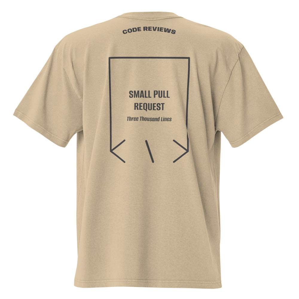 Small Pull Request — Faded Khaki Faded Black back mockup