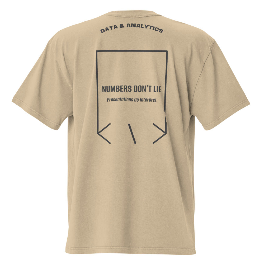 Numbers Don't Lie — Faded Khaki Faded Black back mockup