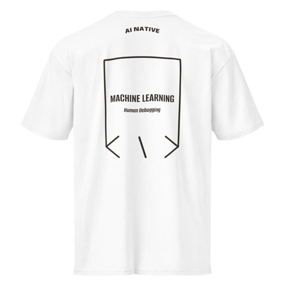 Machine Learning — White Vintage Black back mockup