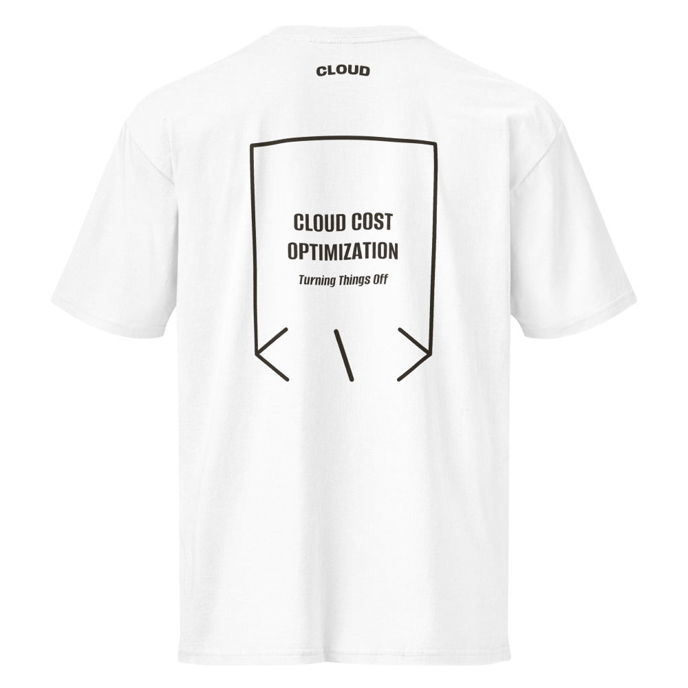 Cloud Cost Optimization — White Vintage Black back mockup