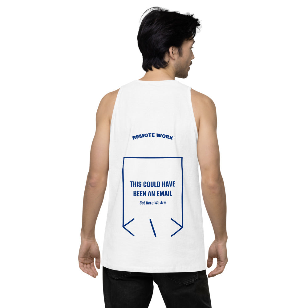 This Could Have Been An Email — White Team Royal back mockup