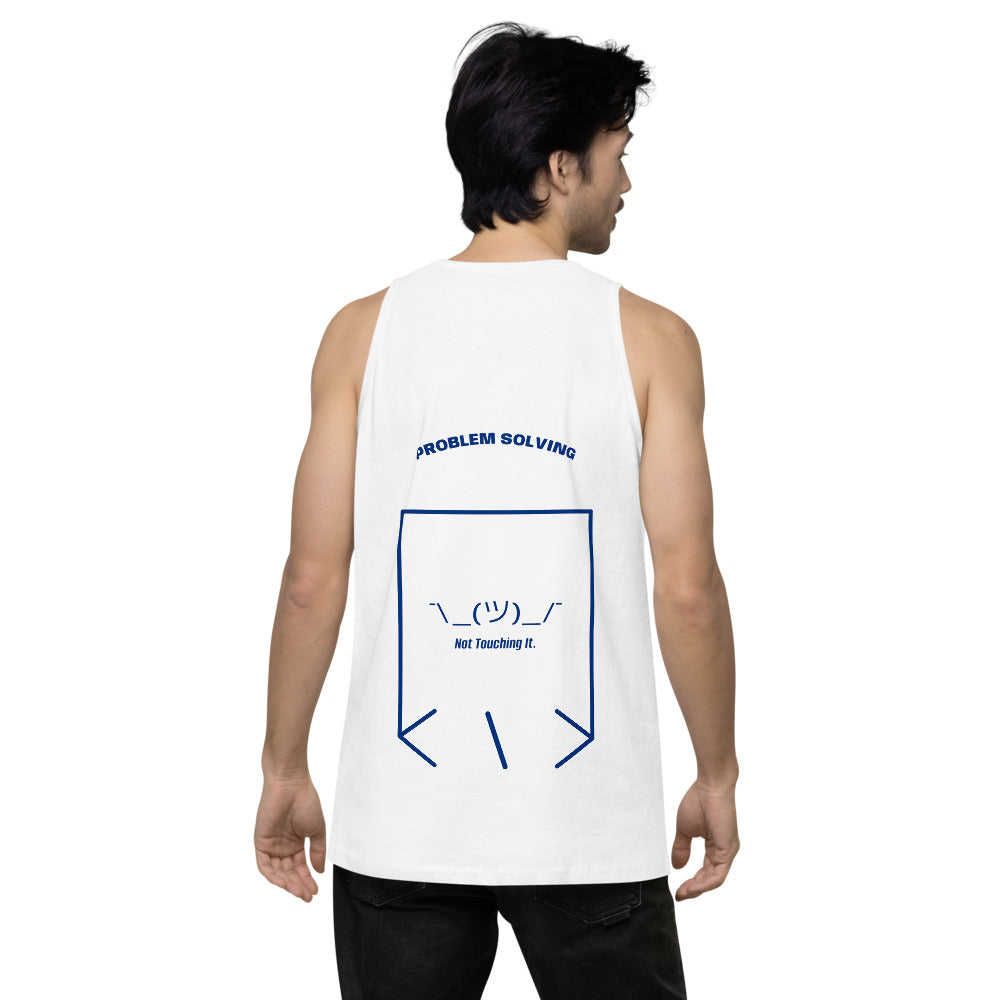 ¯\_(ツ)_/¯ — White Team Royal back mockup