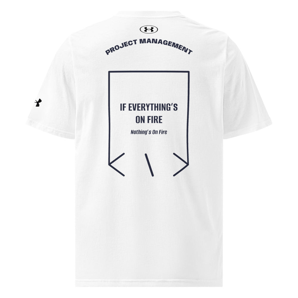 If Everything’s On Fire — White Navy back mockup
