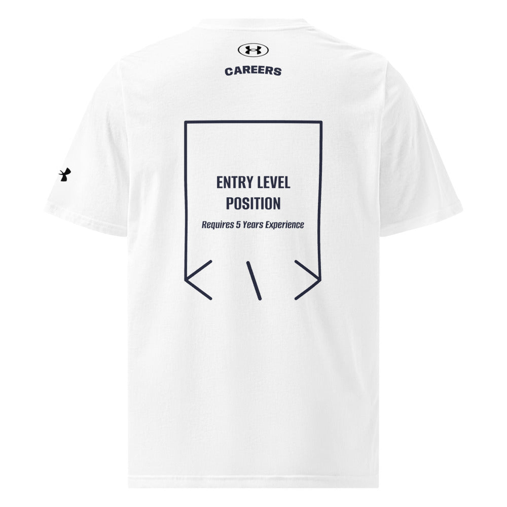 Entry Level Position — White Navy back mockup