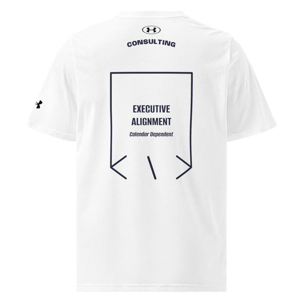 Executive Alignment — White Navy back mockup