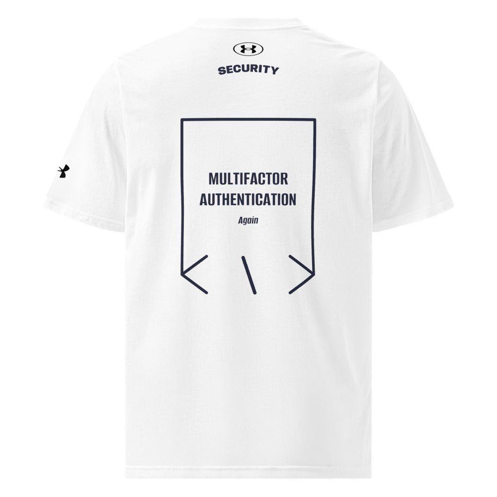 Multifactor Authentication — White Navy back mockup