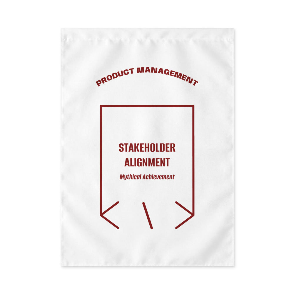 Stakeholder Alignment — White Maroon back mockup