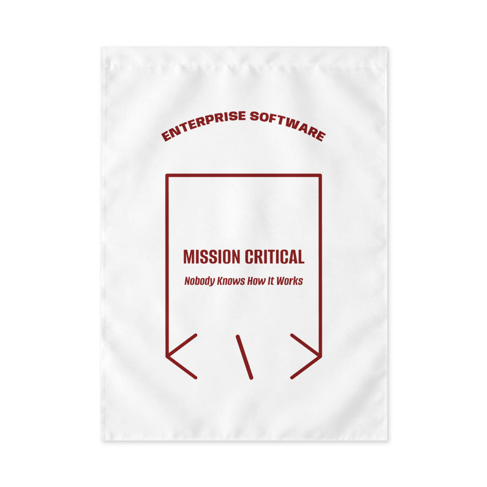 Mission Critical — White Maroon back mockup