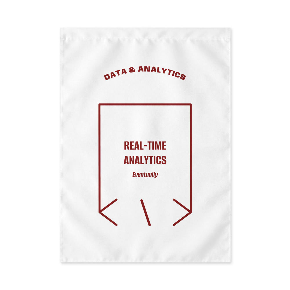 Real-Time Analytics — White Maroon back mockup