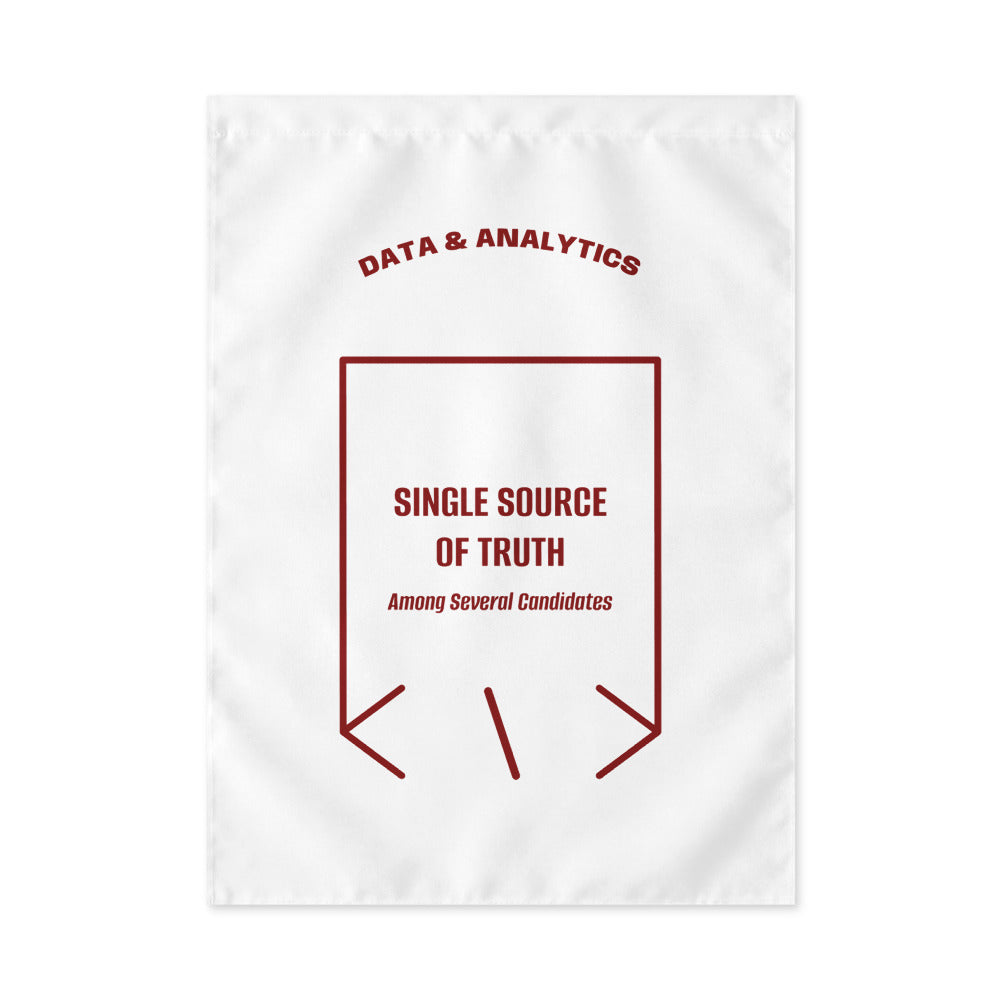 Single Source Of Truth — White Maroon back mockup