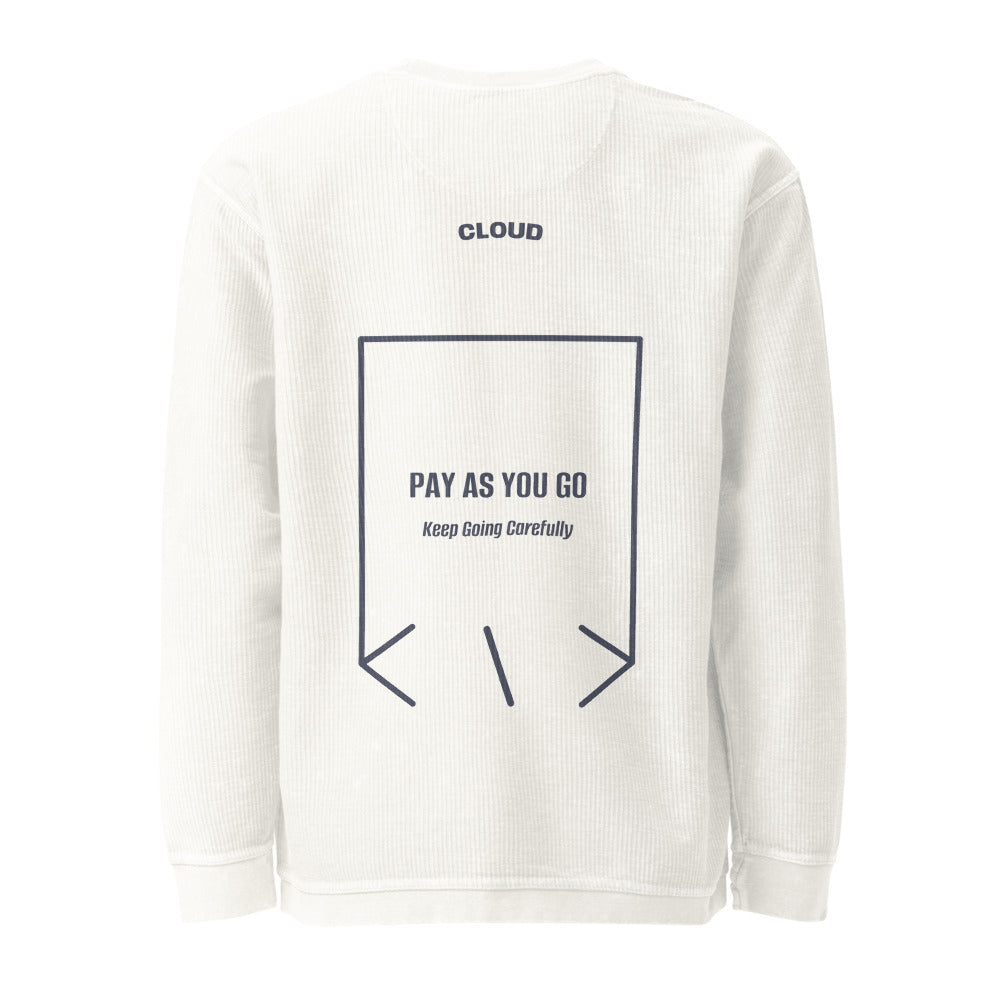 Pay As You Go — Ivory Navy back mockup