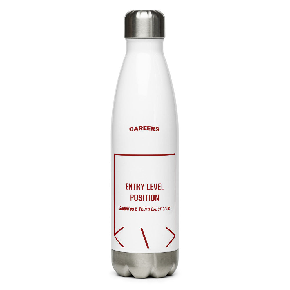 Entry Level Position — White Maroon back mockup (17 oz)