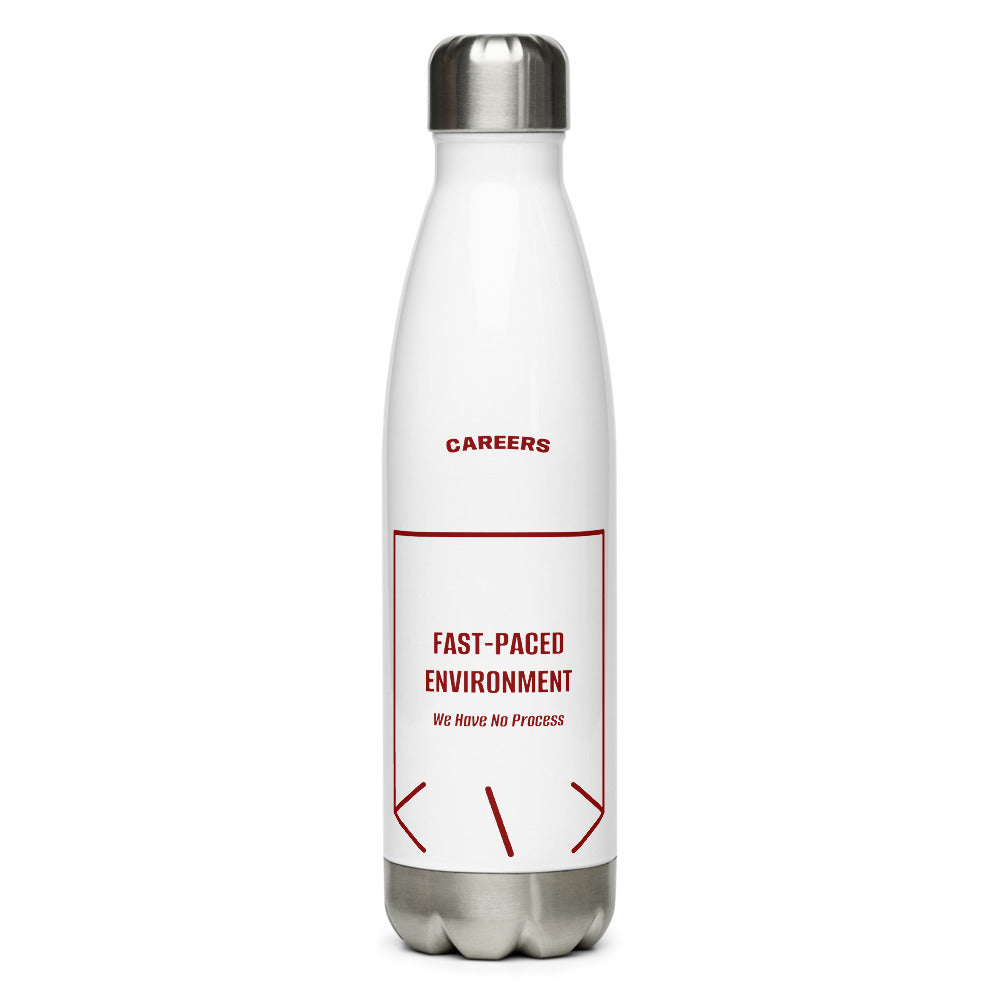 Fast-Paced Environment — White Maroon back mockup (17 oz)