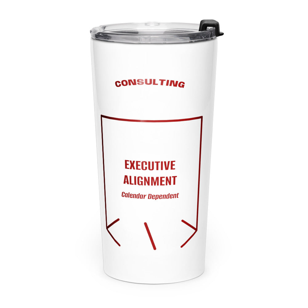 Executive Alignment — White Maroon back mockup (20oz)