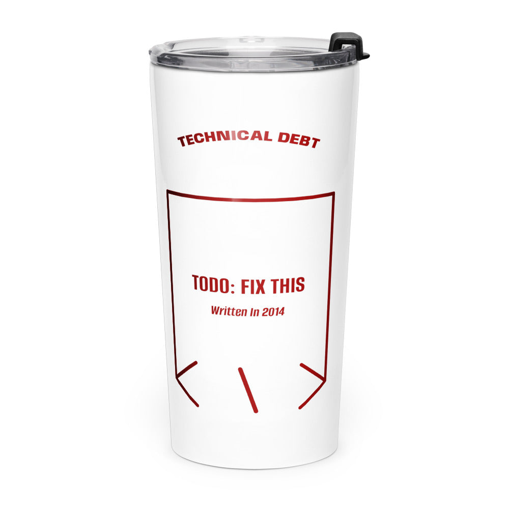 TODO: Fix This — White Maroon back mockup (20oz)