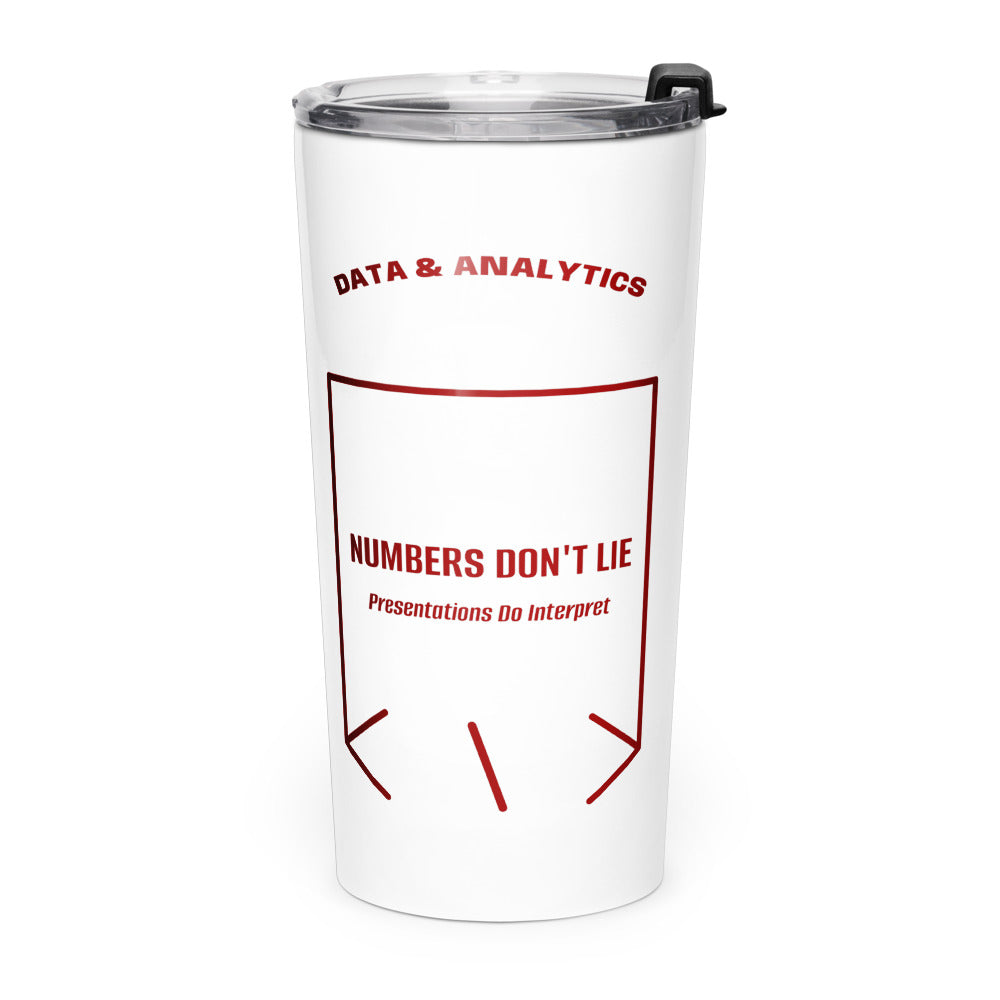 Numbers Don't Lie — White Maroon back mockup (20oz)