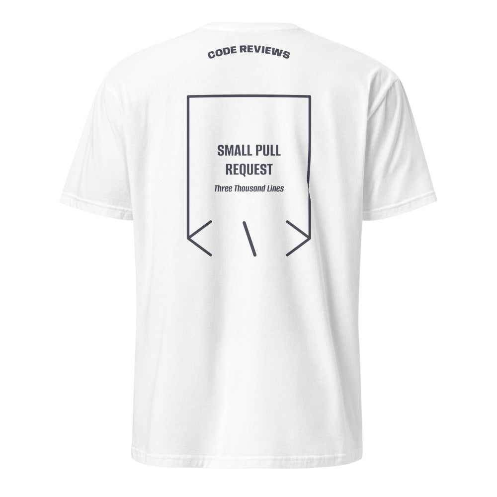 Small Pull Request — White Heather Navy back mockup