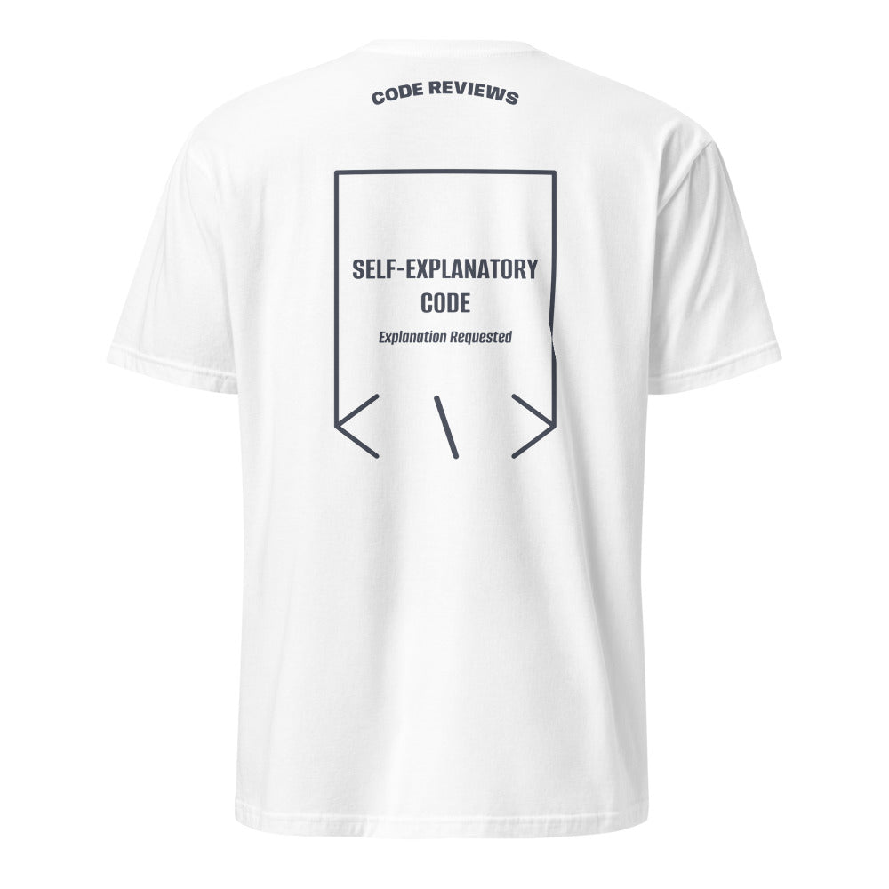 Self-Explanatory Code — White Heather Navy back mockup