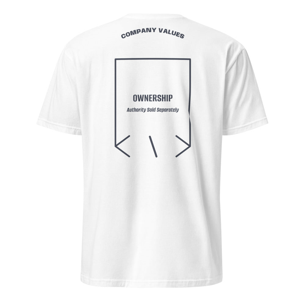 Ownership — White Heather Navy back mockup