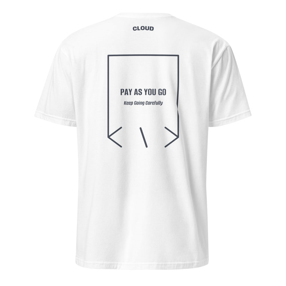 Pay As You Go — White Heather Navy back mockup