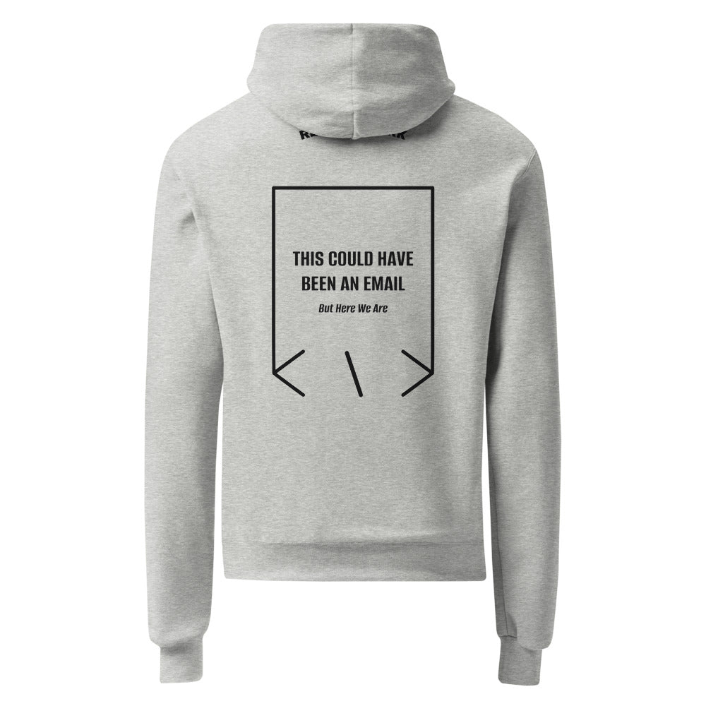 This Could Have Been An Email — Light Steel Black back mockup