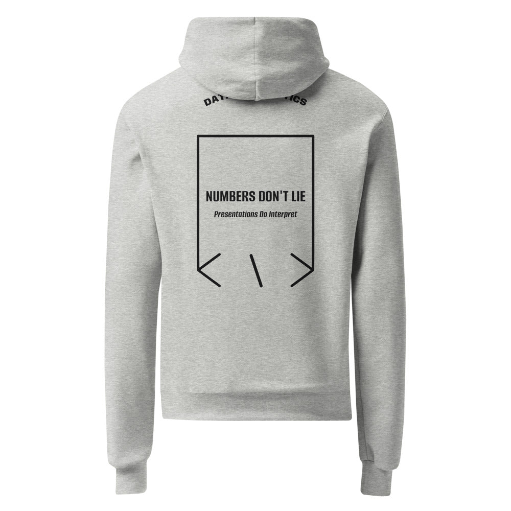 Numbers Don't Lie — Light Steel Black back mockup
