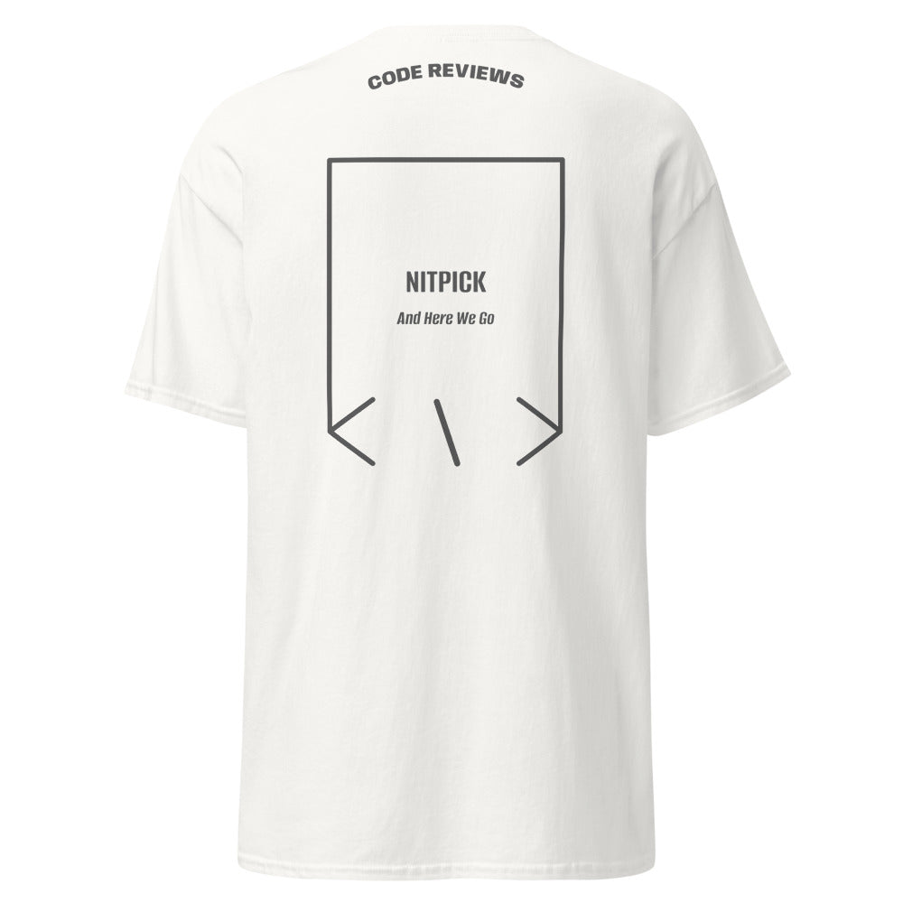 Nitpick — White Dark Heather back mockup