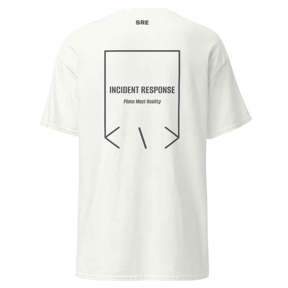 Incident Response — White Dark Heather back mockup