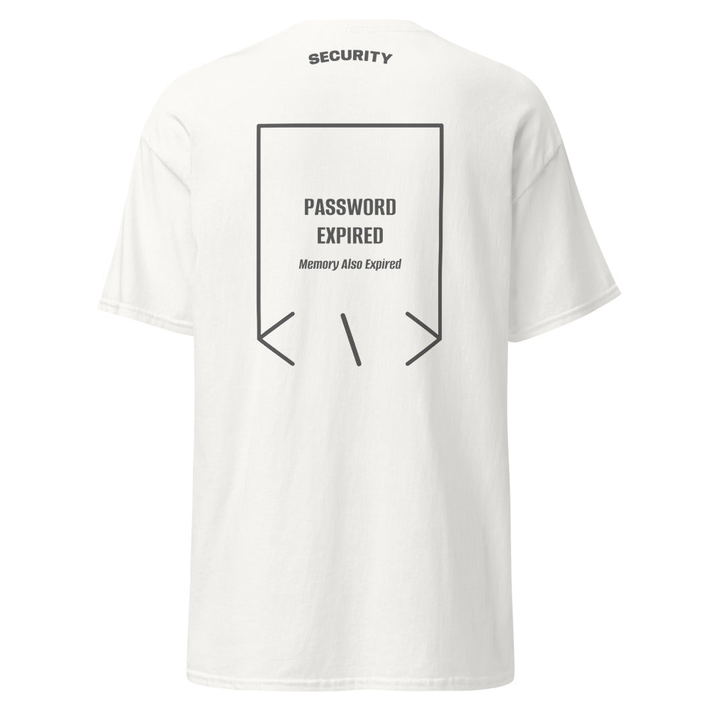 Password Expired — White Dark Heather back mockup