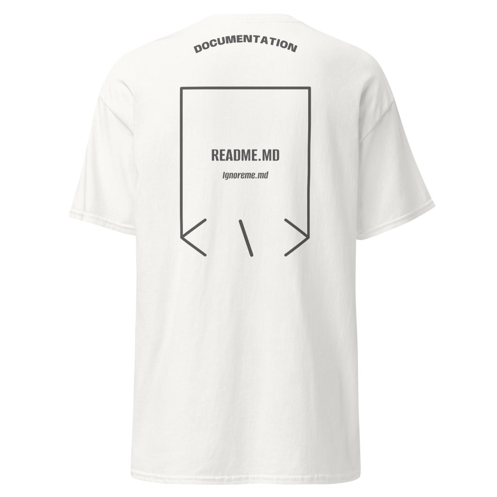 Readme.md — White Dark Heather back mockup