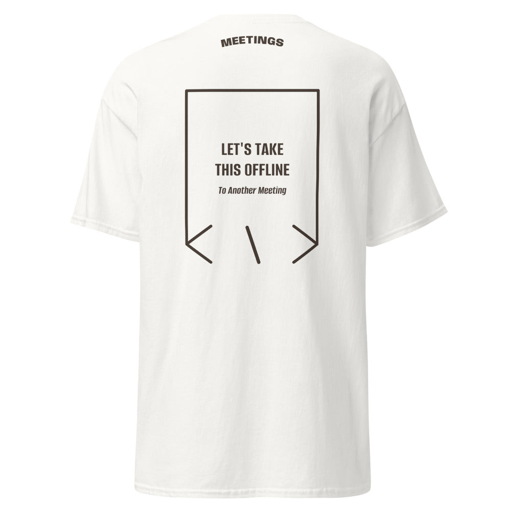 Let's Take This Offline — White Dark Chocolate back mockup