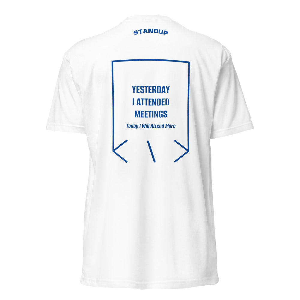 Yesterday I Attended Meetings — White Royal back mockup