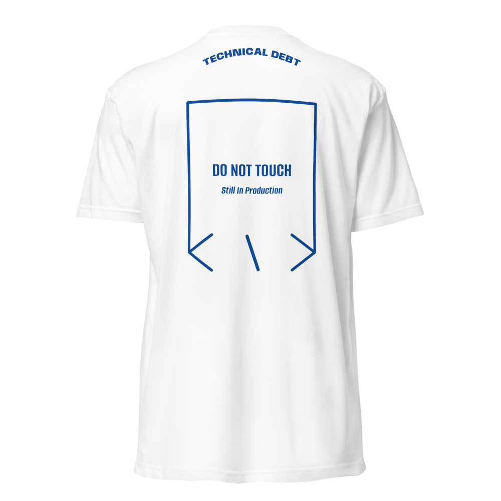 Do Not Touch — White Royal back mockup